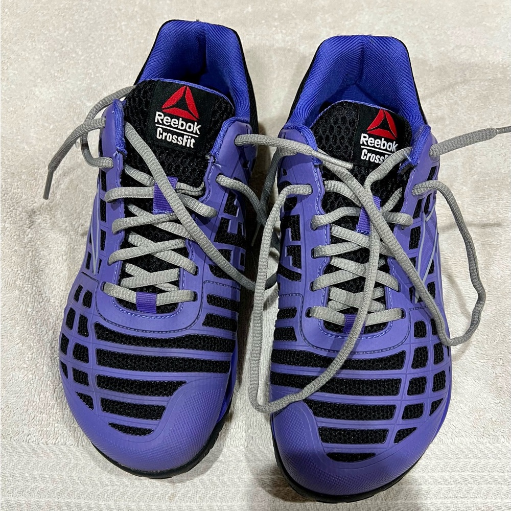 Reebok CrossFit Purple and Black Trainers